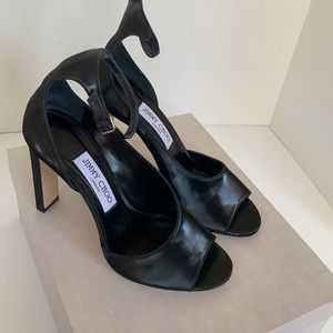 Jimmy Choo Theresa Technofabric ankle strap sandals